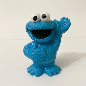2010 Sesame Street Workshop Hasbro PVC Figure Cookie Monster Waving